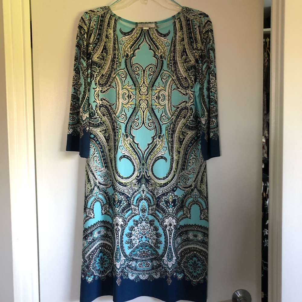 3/4 sleeve lightweight dress size 10